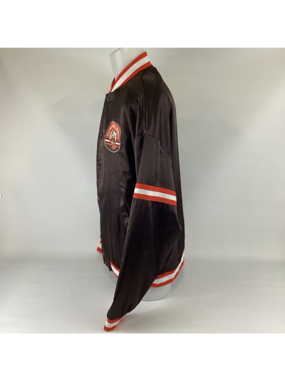 Cleveland Browns Jacket XL Brown Orange Football NFL Season Ticket Holder Gift - Picture 4 of 9